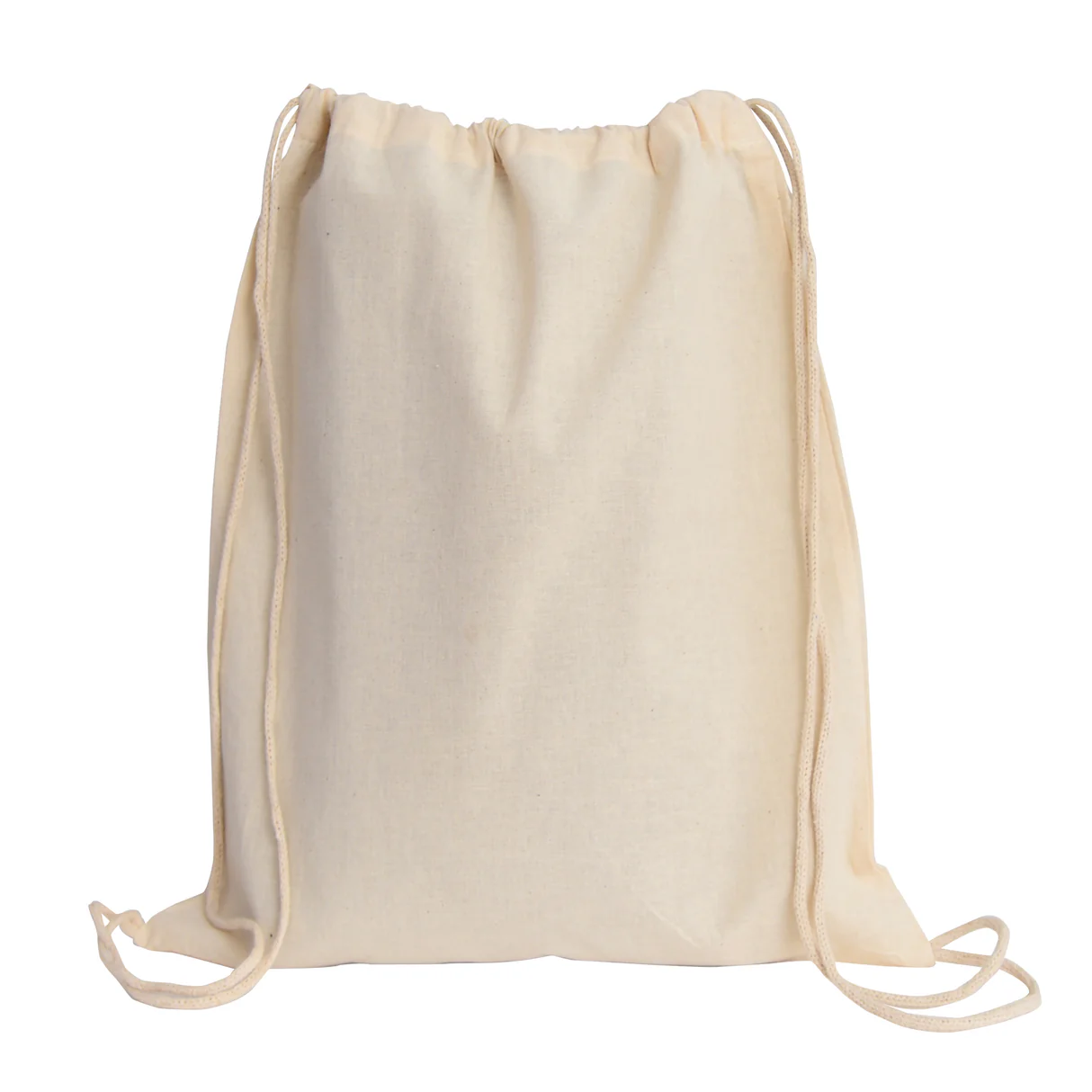 Bolsa de cordón de algodón de deporte económico