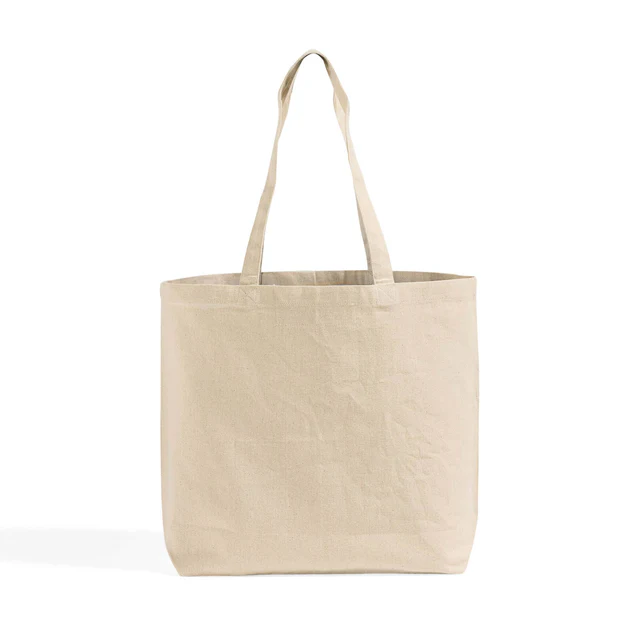 Bolsa de lona de valor de gran tamaño con manijas